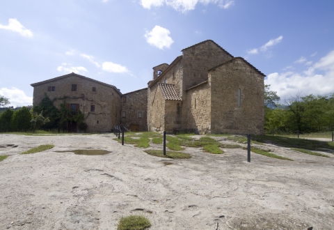 03470-stvicencobiols Saint Vicens d'Obiols Church, Gironella