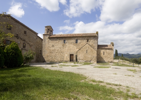 03469-stvicencobiols Saint Vicens d'Obiols Church, Gironella