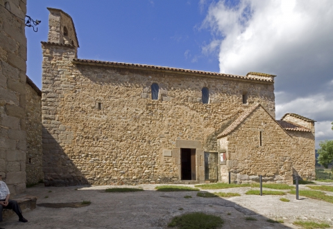 03477-stvicencobiols Saint Vicens d'Obiols Church, Gironella