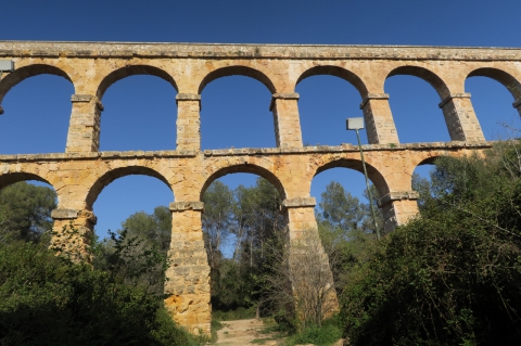 05297-aqferreres Tarragona, roman aqueduct.