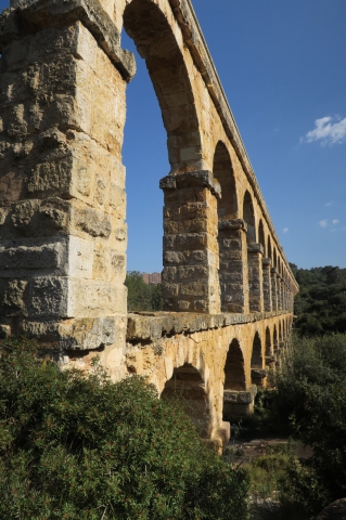 05298-aqferreres Tarragona, roman aqueduct.
