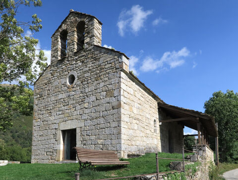 05452 Sainte Magdalena de Pardines, church.