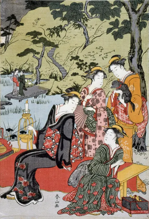 Riu-sen, Shunzan, Toyohiro, Toyokuni