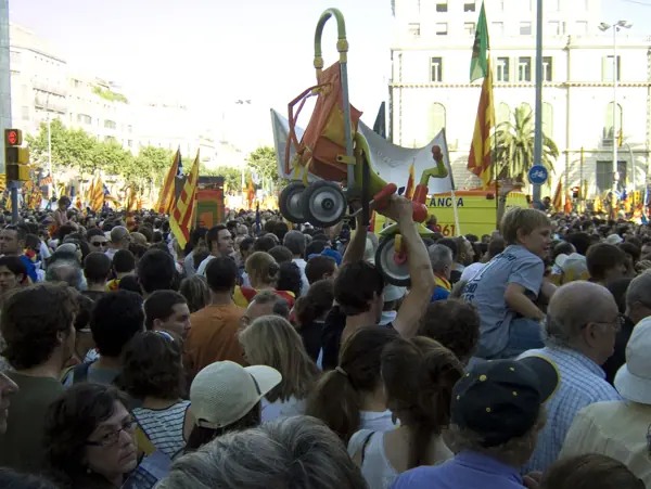 Manifestació per la independència de Catalunya (Barcelona) · 01189