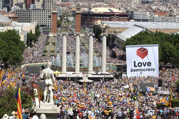 Manifestació per la independència de Catalunya (Barcelona) · 04318