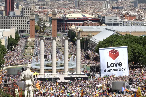 Manifestació per la independència de Catalunya (Barcelona) · 04319