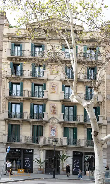 Casa Fuster, Casa Bertrand i font (Barcelona) · 07326