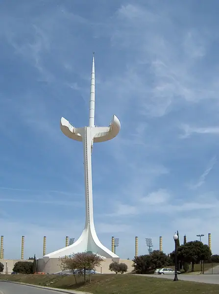 Montjuïc, Torre de Comunicacions (Barcelona) · 190antenacomunicacionsmontjuic