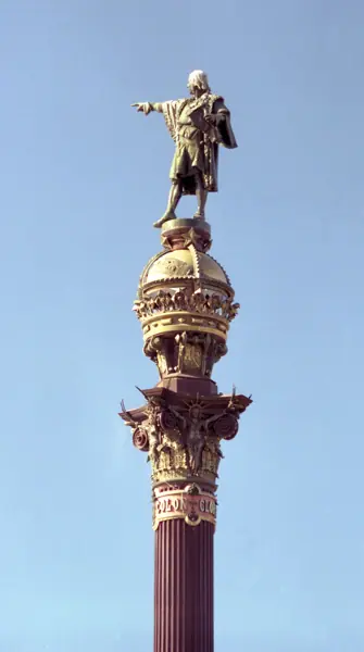 Monument a Colom i Casa dels Quatre Rius (Barcelona) · 01260