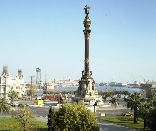 Monument a Colom i Casa dels Quatre Rius (Barcelona) · 01265