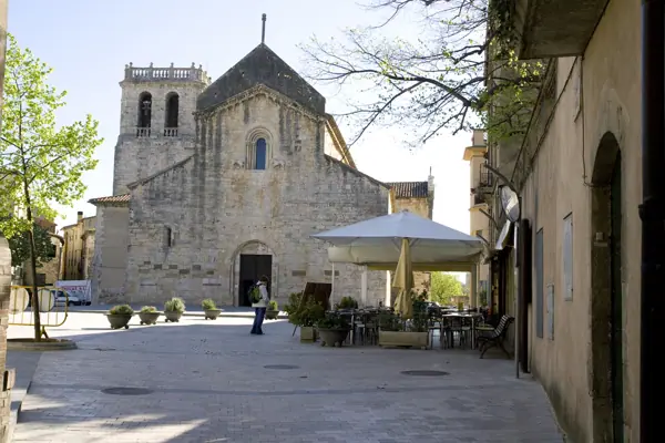 Pont Vell, monestir de Sant Pere i vila (Besalú) · 03187