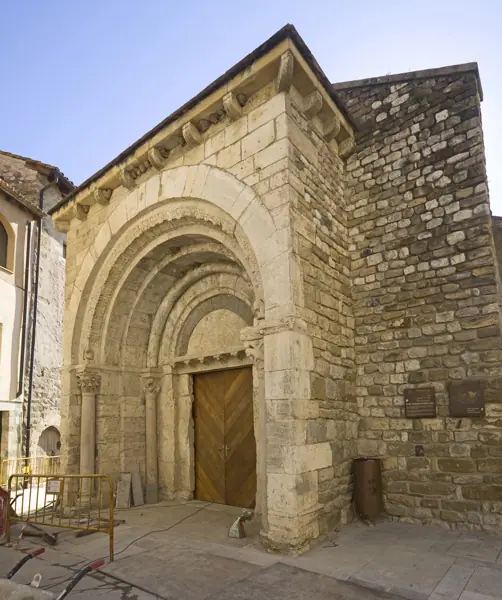 Pont Vell, monestir de Sant Pere i vila (Besalú) · 03192