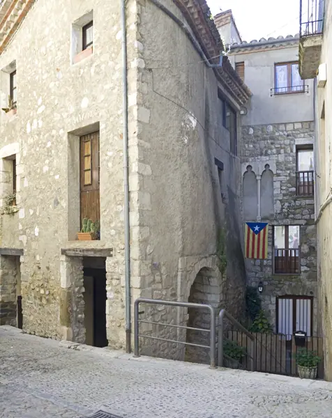 Pont Vell, monestir de Sant Pere i vila (Besalú) · 03196