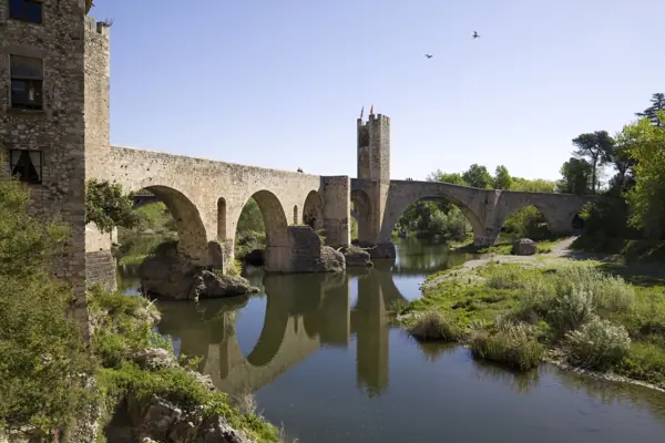 Pont Vell, monestir de Sant Pere i vila (Besalú) · 03197