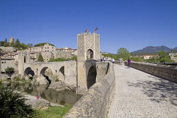 Pont Vell, monestir de Sant Pere i vila (Besalú) · 03205