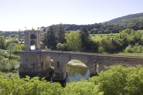 Pont Vell, monestir de Sant Pere i vila (Besalú) · 03203