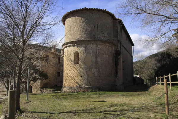 Hostal i església de Santa Cecília (Sadernes) · sadern