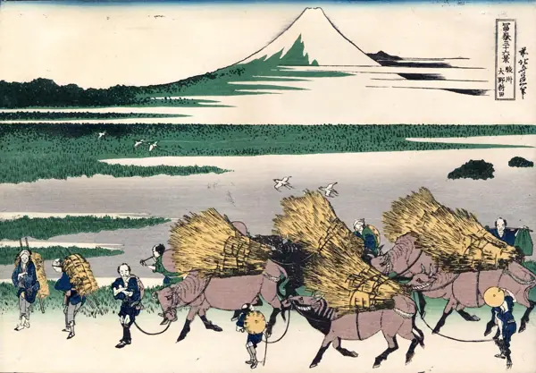 Hokusai · Trenta-sis vistes del mont Fuji · 04