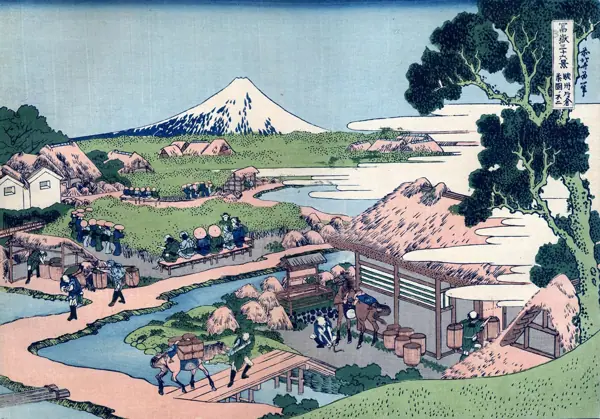 Hokusai · Trenta-sis vistes del mont Fuji · 08