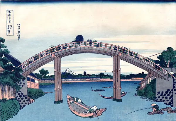 Hokusai · Trenta-sis vistes del mont Fuji · 10