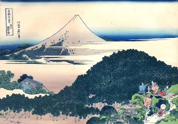 Hokusai · Trenta-sis vistes del mont Fuji · 12