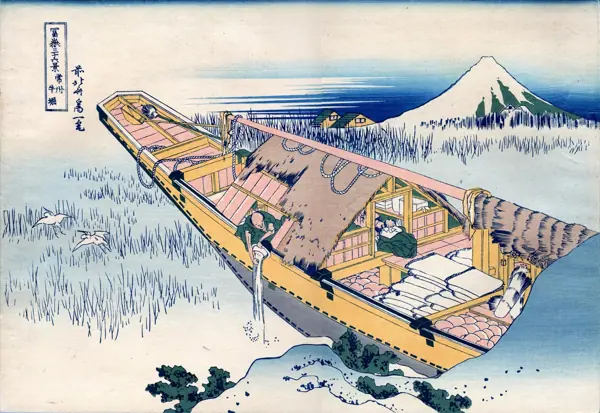 Hokusai · Trenta-sis vistes del mont Fuji · 17