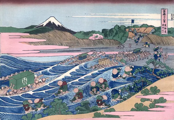 Hokusai · Trenta-sis vistes del mont Fuji · 21