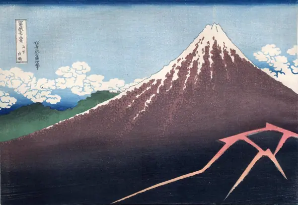 Hokusai · Trenta-sis vistes del mont Fuji · 24
