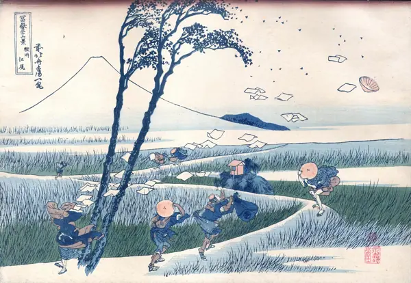 Hokusai · Trenta-sis vistes del mont Fuji · 30