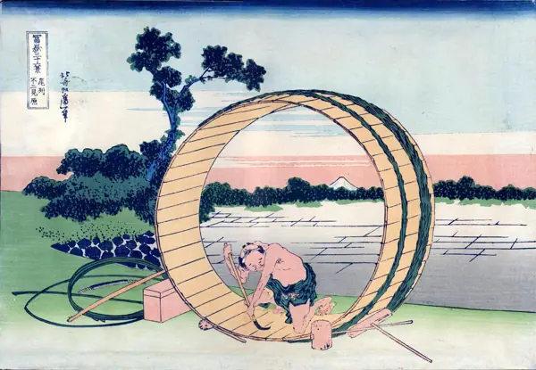 Hokusai · Trenta-sis vistes del mont Fuji · 36