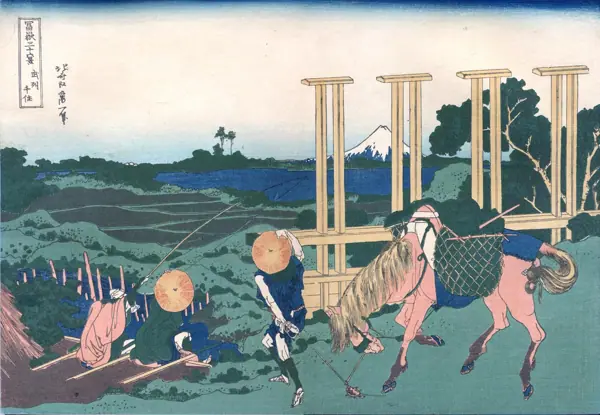 Hokusai · Trenta-sis vistes del mont Fuji · 31