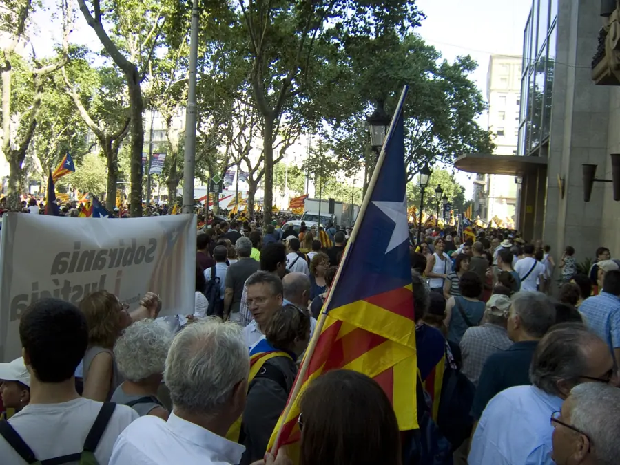 Manifestació per la independència de Catalunya